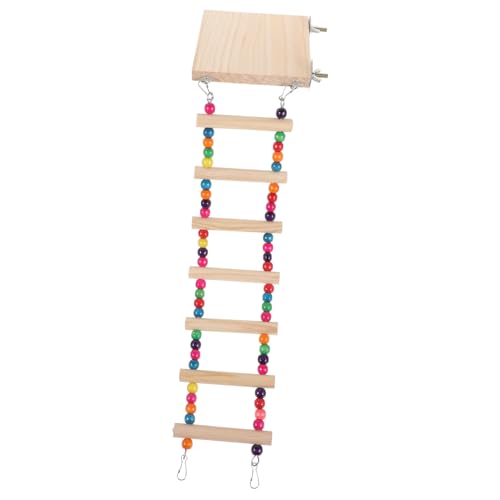 SOIMISS Vogel Kletterleiter Aus Holz Für Papageien Kletterspielzeug Für Vogelkäfig Spielplatz Für Kleine Robust Und Sicher Stufige SOIMISS Vogel Kletterleiter Aus Holz Für Papageien Kletterspielzeug Für Vogelkäfig Spielplatz Für Kleine Robust Und Sicher Stufige von SOIMISS