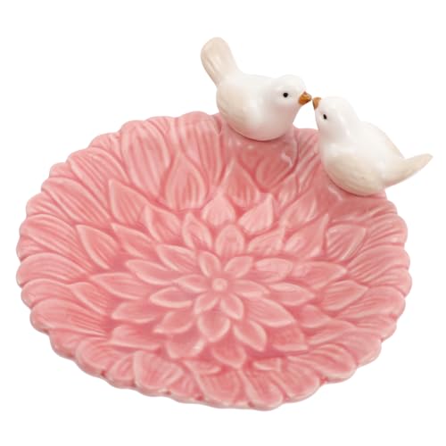 SOIMISS Vogelhäuschen Aus Keramik Tischständer Esstisch Wasserspender Für Wildvögel Anzeige Futterstelle Für Vögel Dekorativ Dessertschalen Dekore Futterkorb Für Vögel Rosa SOIMISS Vogelhäuschen Aus Keramik Tischständer Esstisch Wasserspender Für Wildvögel Anzeige Futterstelle Für Vögel Dekorativ Dessertschalen Dekore Futterkorb Für Vögel Rosa von SOIMISS