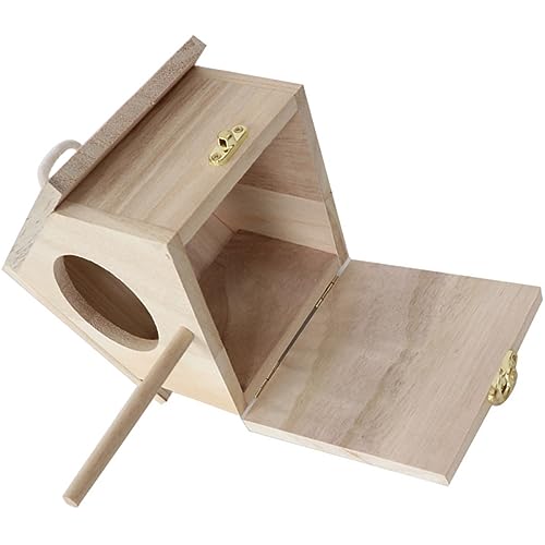 SOIMISS Vogelhäuschen Holz für Garten Futterstation für Kleine Vögel und Langlebig für Papageien und Dekoratives Nistkasten Design SOIMISS Vogelhäuschen Holz für Garten Futterstation für Kleine Vögel und Langlebig für Papageien und Dekoratives Nistkasten Design von SOIMISS