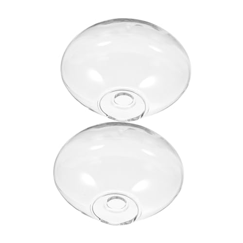 SOIMISS 2stücke Glasterrarium Zum Aufhängen Wand Klare Wasserpflanzen-vase Hydrokultur-blumenvase Für Innenbereich Transparente Pflanzenvase Zum Aufhängen Dekorative Wandpflanzgefäße von SOIMISS