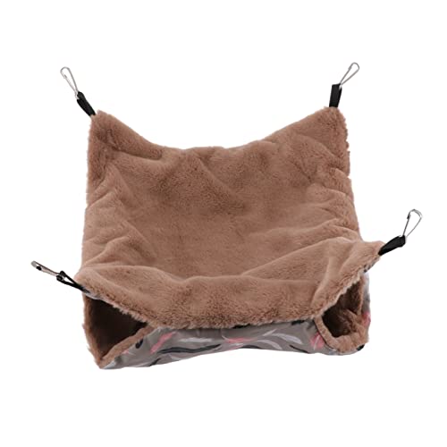 SOIMISS Warm Plush Hamster Hängematte Dicke Winterhängematte für Kleintiere für Hamster und Andere Klettertiere Kuschelig und Wärmend für Kalte SOIMISS Warm Plush Hamster Hängematte Dicke Winterhängematte für Kleintiere für Hamster und Andere Klettertiere Kuschelig und Wärmend für Kalte von SOIMISS