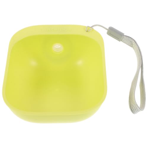 SOIMISS Wasserflaschennapf Adapter für Hunde Tragbarer Trinkspender Bequem für Reisen Sicheres Material für Wasserflaschen Grünes Design im Karton von SOIMISS