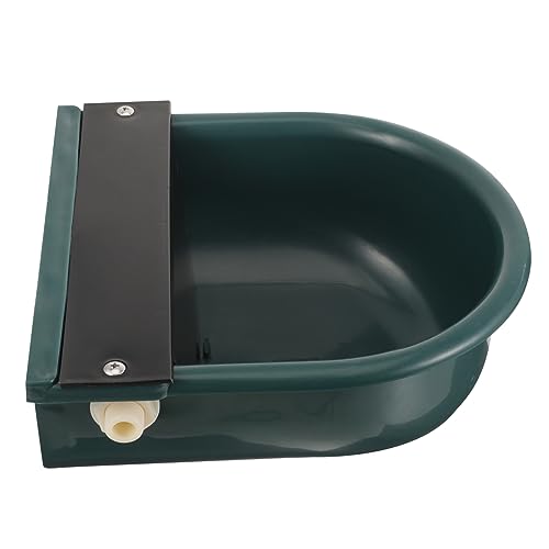 SOIMISS Wasserspender Slow Feeder Hundenapf automatisch Haustier Tränke für Tiere hundenassfutter hundefutter Trinkbrunnen für Bauernhofkuh praktischer Viehwassernapf Plastik Dark Green von SOIMISS