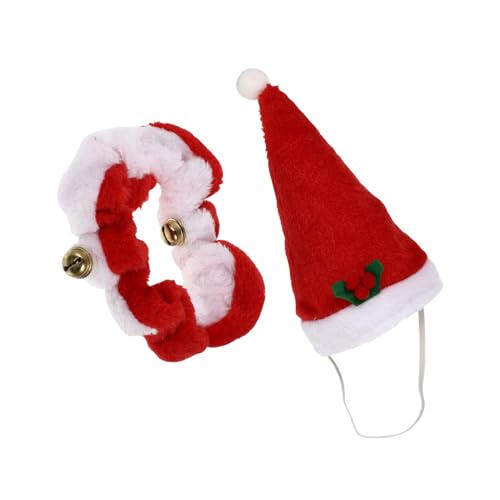 SOIMISS Weihnachtliches für Hunde und Teiliges mit Dekorativem Hut und Halstuch für Haustier Cosplay und Weihnachtsfeiern Langlebig und SOIMISS Weihnachtliches für Hunde und Teiliges mit Dekorativem Hut und Halstuch für Haustier Cosplay und Weihnachtsfeiern Langlebig und von SOIMISS