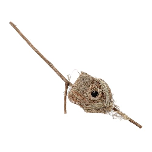 SOIMISS Wetterfester Vogelhaus Stecker Gartenstecker Ornament für Draußen Handgefertigtes Vogelhäuschen als Dekorativer Gartenschmuck Vielseitig Einsetzbar für Garten und Feengarten von SOIMISS