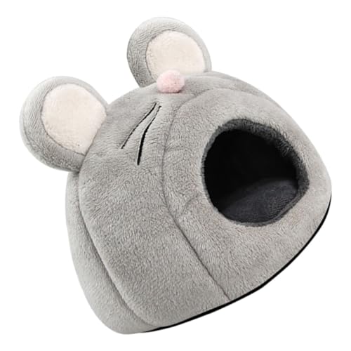 SOIMISS Winddichtes Kleines Tierversteck aus Weichem Baumwollplüsch Kuscheliges Nest für Meerschweinchen Chinchillas Hamster und Kaninchen Warmes Schutzversteck für Kleintiere von SOIMISS