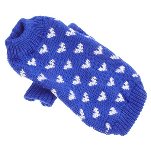SOIMISS Winterlicher Hundepullover für Kleine Hunde Atmungsaktiver Gestrickter Pullover mit Herzmuster Runder Kragen Wärmende Haustierkleidung Maschinenwaschbar XL für Valentinstag SOIMISS Winterlicher Hundepullover für Kleine Hunde Atmungsaktiver Gestrickter Pullover mit Herzmuster Runder Kragen Wärmende Haustierkleidung Maschinenwaschbar XL für Valentinstag von SOIMISS