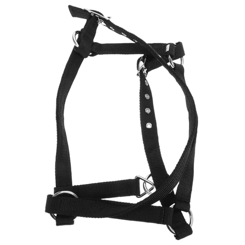 SOIMISS Zubehör Für Die Reitausbildung Wadenhalfter Gepolstertes Pferdehalfter Pferdekostüm Wegbrechendes Pferdehalfter Ziegenhalfter Kinnriemenabdeckung Pferdehalfter Aus Seil Nylon Black von SOIMISS