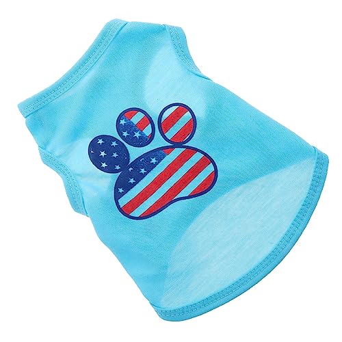 SOIMISS sommerliche Haustierkleidung Dog Costume hundepullover hundeshirt hundeausstattung Dog cage Hundeanzug Kühlende Hundeweste Jersey Heimtierbedarf Hund dekorative Weste Baumwolle von SOIMISS
