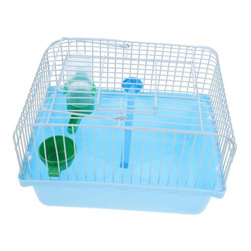 SOIMISS tragbarer Vogelkäfig Reisen Reisekäfig für kleine Vögel Käfigvogel Träger Haustierkäfig käfig für wellensittiche Ara-Käfig Papageienkäfige großer Hamsterkäfig Mäusekäfige Abs Blue von SOIMISS