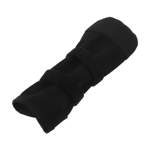 SOIMISS wasserdichte Fußabdeckung für Haustiere Präventionssocken lecken wasserdichte Hundesocken Atmungsaktive Hundesocken Hundeschuhe wasserdicht für Pfoten Polyester Schwarz von SOIMISS
