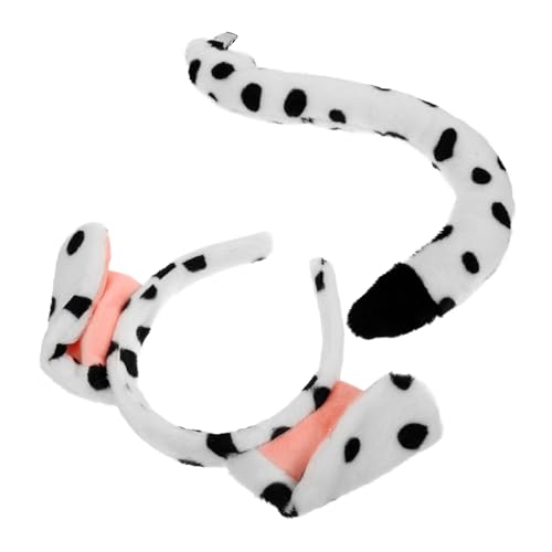 1Satz Hundeohren Stirnband Set mit Zubehör Lustiges Cosplay Kostüm für Geburtstagsfeiern Festivals und Maskeraden Teiliges Set für Kreative Auftritte von SOLUSTRE