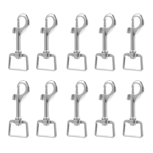 SOLUSTRE 10stücke Teiliges Metall Hundeleine Clips Drehgelenk Karabinerhaken Für Haustiere Sichere Und Praktische Verbindung Für Hunde Und Katzenleinen SOLUSTRE 10stücke Teiliges Metall Hundeleine Clips Drehgelenk Karabinerhaken Für Haustiere Sichere Und Praktische Verbindung Für Hunde Und Katzenleinen von SOLUSTRE