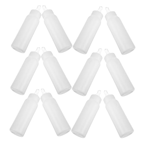 SOLUSTRE 12Stücke Lamm Futterflasche Wiederverwendbare Tiermilchflasche Für Kälber Lämmer Schafe Ziegen Rinder Für Tierernährung von SOLUSTRE