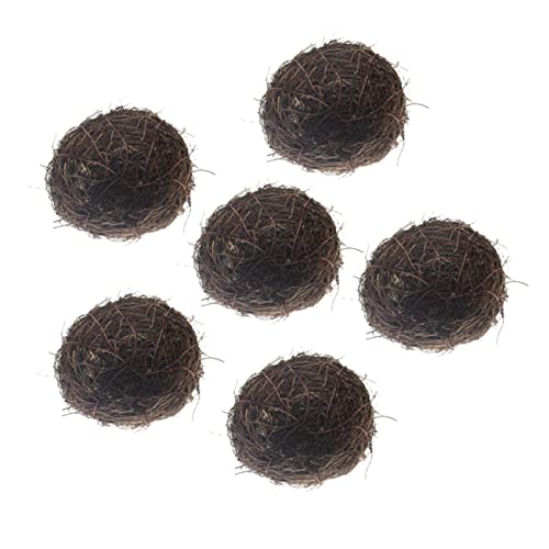 SOLUSTRE 2 Sätze Simulation Rattan Vogelnest Gefälschte Vogel Vogelhäuser Vogelnester Künstliches Vogelhaus Rattan Vogelhaus Für Vögel Zweig Vogelnest Dekoratives Gartenvogelnest 6 Stück * 2 SOLUSTRE 2 Sätze Simulation Rattan Vogelnest Gefälschte Vogel Vogelhäuser Vogelnester Künstliches Vogelhaus Rattan Vogelhaus Für Vögel Zweig Vogelnest Dekoratives Gartenvogelnest 6 Stück * 2 von SOLUSTRE