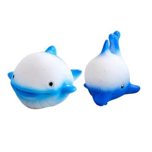 SOLUSTRE 2 Stück Resin Tierfiguren Realistische Meerestiere Dekoration für Aquarium Vielseitig Einsetzbar Einfache Reinigung Natürliche Ozeansimulation für Gesunde Fische von SOLUSTRE