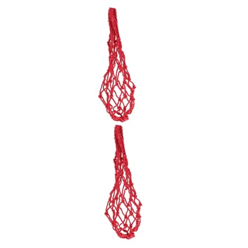 SOLUSTRE 2 Stück Schnur Hanging Feeder Hühnerfutter Fütterung Gemüse Hühnerspielzeug Futterspender hängend Futterautomat für Geflügel Futterhäuschen für Vögel Hühnerkohlhalter Polyester rot SOLUSTRE 2 Stück Schnur Hanging Feeder Hühnerfutter Fütterung Gemüse Hühnerspielzeug Futterspender hängend Futterautomat für Geflügel Futterhäuschen für Vögel Hühnerkohlhalter Polyester rot von SOLUSTRE