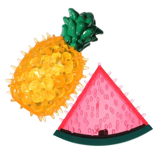 SOLUSTRE 2 Stück Teiliges Kauspielzeug für Welpen Kühlendes Gefrierbares Sommer Hundespielzeug aus Langlebigem Weiches Fruchtmotiv bei Zahnungsbeschwerden Geeignet für Kleine und SOLUSTRE 2 Stück Teiliges Kauspielzeug für Welpen Kühlendes Gefrierbares Sommer Hundespielzeug aus Langlebigem Weiches Fruchtmotiv bei Zahnungsbeschwerden Geeignet für Kleine und von SOLUSTRE