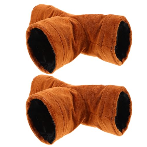 SOLUSTRE 2 stücke Kaninchen Tunnel Zusammenklappbare 3-Wege-Tunnel Und Röhren Bunny Hideout Kleintier Aktivität Spielzeug Für Zwergkaninchen Meerschweinchen Kätzchen von SOLUSTRE