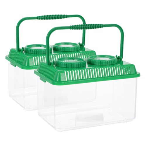 SOLUSTRE 2stücke Outdoor Insekten Beobachtungsbox Mit Vergrößerungslinse Robuste Goldfisch Container Für Sammeln Und Erkunden Von Insekten Blättern Und SOLUSTRE 2stücke Outdoor Insekten Beobachtungsbox Mit Vergrößerungslinse Robuste Goldfisch Container Für Sammeln Und Erkunden Von Insekten Blättern Und von SOLUSTRE