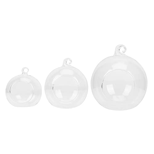 SOLUSTRE 3 Stück Teiliges Hängende Glasflaschen für Mikro Landschaft Ökologische Terrarium Behälter Transparentes Design für DIY Dekoration mit Blumen und Moos für Schlafzimmer Wohnzimmer SOLUSTRE 3 Stück Teiliges Hängende Glasflaschen für Mikro Landschaft Ökologische Terrarium Behälter Transparentes Design für DIY Dekoration mit Blumen und Moos für Schlafzimmer Wohnzimmer von SOLUSTRE