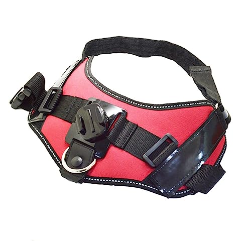 SOLUSTRE 360 tierkamera plastiktisch videograpper brusttapes tragegeschirr für Hunde Dog Camera Chest Strap Nylon Plastic plasure Hundegeschirr hundekamera Zubehör Gurt rotieren Hundeleine von SOLUSTRE