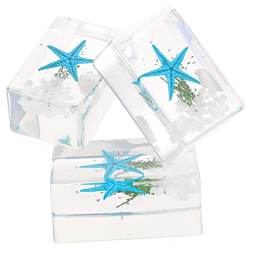 SOLUSTRE 3stücke Natur- -Tiere Deko Ornament Aus Transparentem Harz Handgefertigte Tischdekoration Perfektes Für Strandliebhaber Und Sammler SOLUSTRE 3stücke Natur- -Tiere Deko Ornament Aus Transparentem Harz Handgefertigte Tischdekoration Perfektes Für Strandliebhaber Und Sammler von SOLUSTRE