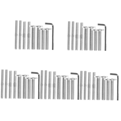 SOLUSTRE 5 Sätze Zubehör für Klettergerüste für Katzen gewindebolzen katzenbaum zubehör Set Flachkopfschraube Befestigungsschrauben Doppelendschrauben flache Stahl SOLUSTRE 5 Sätze Zubehör für Klettergerüste für Katzen gewindebolzen katzenbaum zubehör Set Flachkopfschraube Befestigungsschrauben Doppelendschrauben flache Stahl von SOLUSTRE