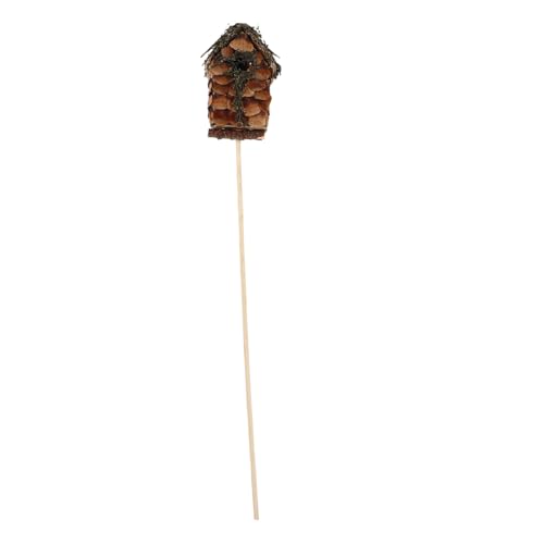 SOLUSTRE Dekoratives Vogelhaus Ornament für Garten Gartenstecker Rustikales Design Vielseitig Einsetzbar für Garten und Außenbereich Handgefertigte für Naturnahe Dekoration SOLUSTRE Dekoratives Vogelhaus Ornament für Garten Gartenstecker Rustikales Design Vielseitig Einsetzbar für Garten und Außenbereich Handgefertigte für Naturnahe Dekoration von SOLUSTRE