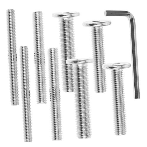 SOLUSTRE Doppelgewindebolzen Ersatzteile Für Kratzbäume Mit Sechskantschlüssel Für Sichere Befestigung Als Möbelbolzen Und Befestigungsbolzen SOLUSTRE Doppelgewindebolzen Ersatzteile Für Kratzbäume Mit Sechskantschlüssel Für Sichere Befestigung Als Möbelbolzen Und Befestigungsbolzen von SOLUSTRE