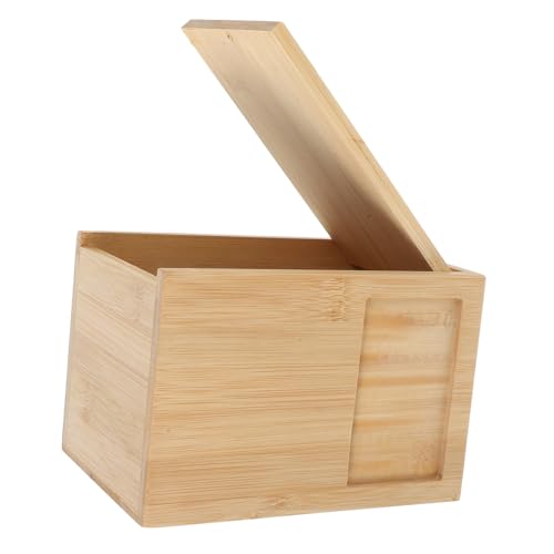 SOLUSTRE Haustierurne Aus Holz Für Katzen Und Hunde Aufbewahrungsbox Mit Rahmen Für Tierfotos Memorial Gedenkurne Leicht Zu Tragen von SOLUSTRE