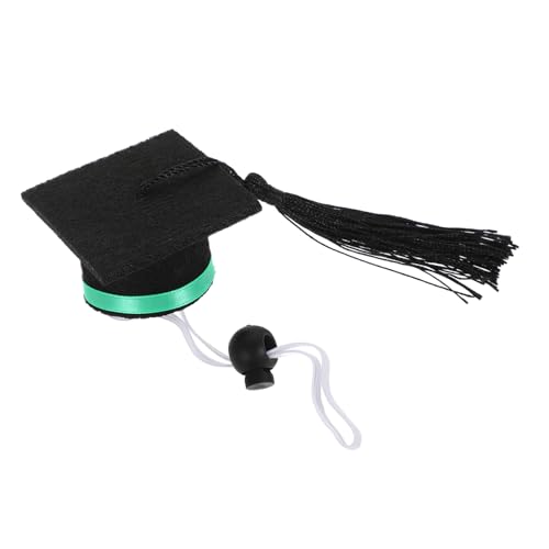 SOLUSTRE Kleiner Hut des Tierarztes Abschlusskappen für Haustiere Party Kleintierbekleidung pet Grad kostüm Frettchen-Foto-Prop-Hut dekorativer Chinchilla-Hut gefühlt Green von SOLUSTRE
