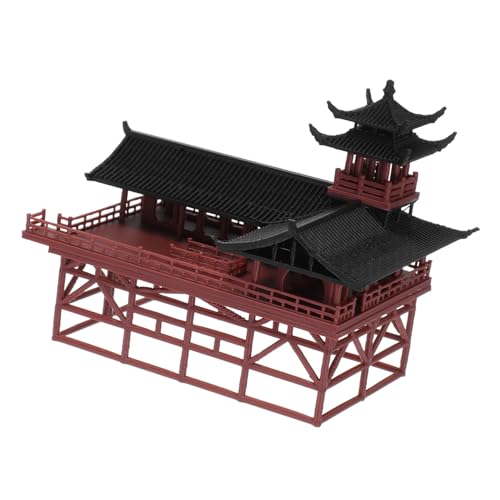 SOLUSTRE Mikrolandschaft Japanische Aquarium Dekoration Fischaquarium Japanische Schreibtisch Dekoration Pagoden Skulptur Aquarium Dekoration Aquarium Landschaft Aquarium von SOLUSTRE