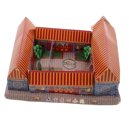 SOLUSTRE Papier Opfer Villa Für Rollenspiel-Dekoration Papiervilla-Ornament Für Festival-ahnenkult Einzigartiges Papiervilla Geisteropfer-zubehör SOLUSTRE Papier Opfer Villa Für Rollenspiel-Dekoration Papiervilla-Ornament Für Festival-ahnenkult Einzigartiges Papiervilla Geisteropfer-zubehör von SOLUSTRE