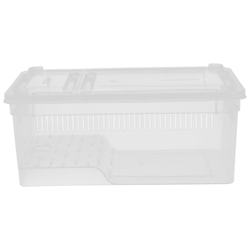 SOLUSTRE Plastik Terrarium Für Reptilien Tragbare Zuchtbox Mit Atmungsaktiven Löchern Für Fütterung Und Aufzucht Durchsichtiges Design Für Einfache Beobachtung Für Zuhause Und SOLUSTRE Plastik Terrarium Für Reptilien Tragbare Zuchtbox Mit Atmungsaktiven Löchern Für Fütterung Und Aufzucht Durchsichtiges Design Für Einfache Beobachtung Für Zuhause Und von SOLUSTRE