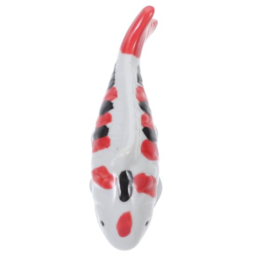 SOLUSTRE Schwimmende Fischstatue für Teich und Aquarium Realistische Fischfigur Dekorative Aquarium Dekoration Stilvolles Ornament für Fischbehälter und Wasserlandschaften von SOLUSTRE