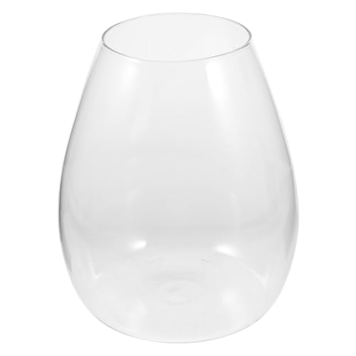SOLUSTRE Terrarium Transparent Mikrolandschaft Pflanzflasche Moos Ökologische Flasche DIY Dekoration für Wohnzimmer Büro von SOLUSTRE