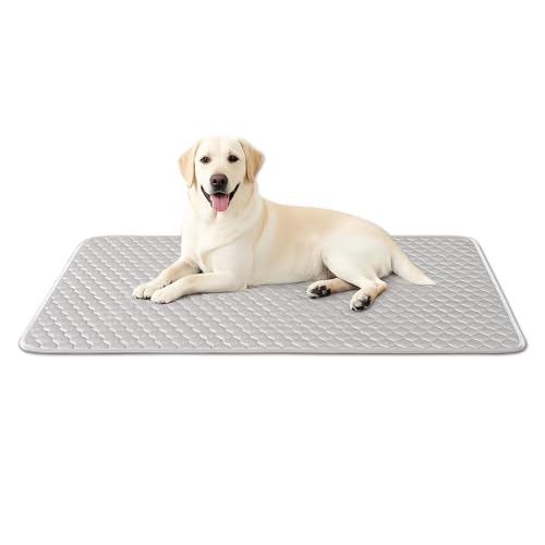 SOMAHE Hundebett für Kiste, weiches Trikot-Hundehüttenpolster, rutschfest, langlebig, waschbar, für alle Jahreszeiten, grau, 107,7 x 71,1 x 0,5 cm SOMAHE Hundebett für Kiste, weiches Trikot-Hundehüttenpolster, rutschfest, langlebig, waschbar, für alle Jahreszeiten, grau, 107,7 x 71,1 x 0,5 cm von SOMAHE