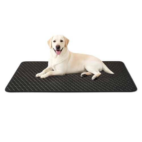 SOMAHE Hundekäfigunterlage für Hundekäfige, weiches Trikot-Hundehütten-Pad, rutschfeste Hundebett-Matte für Kisten, langlebig, waschbar, für alle Jahreszeiten, schwarz, 107,7 x 71,1 x 1,2 cm SOMAHE Hundekäfigunterlage für Hundekäfige, weiches Trikot-Hundehütten-Pad, rutschfeste Hundebett-Matte für Kisten, langlebig, waschbar, für alle Jahreszeiten, schwarz, 107,7 x 71,1 x 1,2 cm von SOMAHE