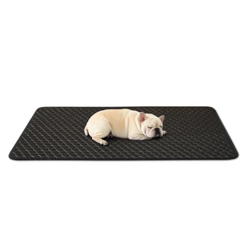 SOMAHE Hundekäfigunterlage für Hundekäfige, weiches Trikot-Hundehütten-Pad, rutschfeste Hundebett-Matte für Kisten, langlebig, waschbar, für alle Jahreszeiten, schwarz, 61 x 45 x 1 cm SOMAHE Hundekäfigunterlage für Hundekäfige, weiches Trikot-Hundehütten-Pad, rutschfeste Hundebett-Matte für Kisten, langlebig, waschbar, für alle Jahreszeiten, schwarz, 61 x 45 x 1 cm von SOMAHE