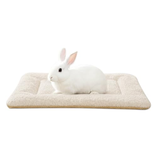 SOMAHE Meerschweinchenbett, 3D-Schnee-Fleece, waschbar, Hasenbetten, Hamster-Bettwäsche-Matten, weich und warm, für Innenbereich, Kleintierbett, Weiß, 25,4 x 34,4 x 2,5 cm SOMAHE Meerschweinchenbett, 3D-Schnee-Fleece, waschbar, Hasenbetten, Hamster-Bettwäsche-Matten, weich und warm, für Innenbereich, Kleintierbett, Weiß, 25,4 x 34,4 x 2,5 cm von SOMAHE