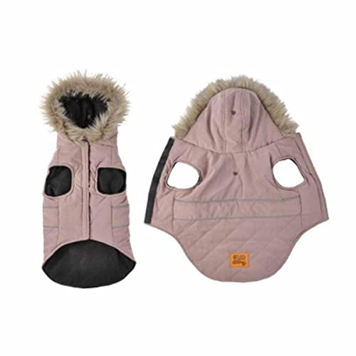 SONDEY Paris Prix Daunenjacke mit Kapuze für Hunde, Kunstfell, 35 cm, Taupe SONDEY Paris Prix Daunenjacke mit Kapuze für Hunde, Kunstfell, 35 cm, Taupe von SONDEY
