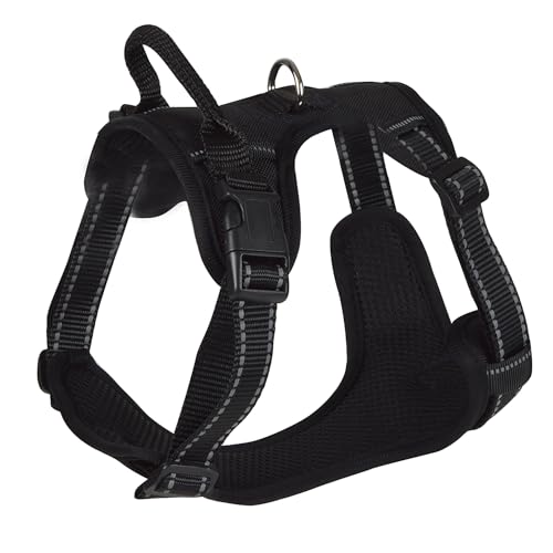 SONDEY Paris Prix Geschirr Zugentlastung für Hunde, Sicherheit, 81-100 cm, Schwarz SONDEY Paris Prix Geschirr Zugentlastung für Hunde, Sicherheit, 81-100 cm, Schwarz von SONDEY
