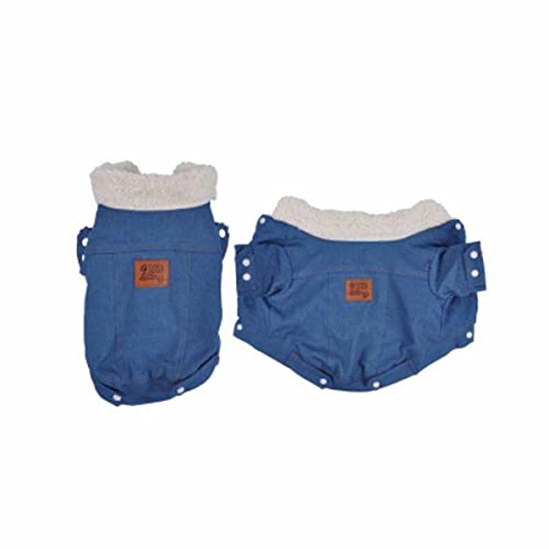 SONDEY Paris Prix Hundebekleidung Jeansjacke, 30 cm, Blau SONDEY Paris Prix Hundebekleidung Jeansjacke, 30 cm, Blau von SONDEY