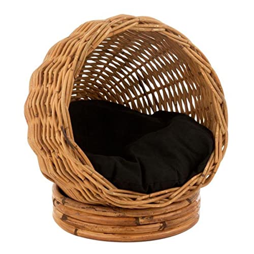 SONDEY Paris Prix Katzenbett aus Rattan, 45 cm, Honiggelb von SONDEY