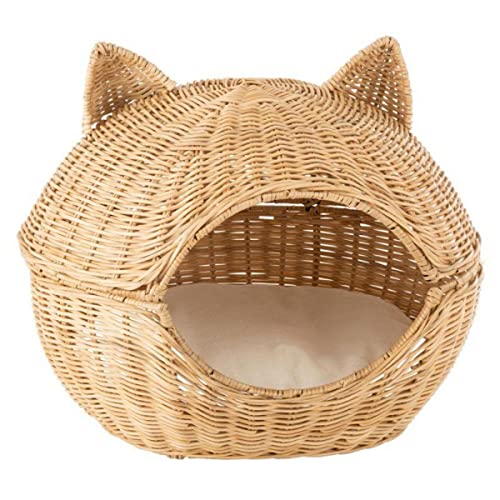 SONDEY Paris Prix Katzenbett aus Rattan, 60 cm, Beige SONDEY Paris Prix Katzenbett aus Rattan, 60 cm, Beige von SONDEY