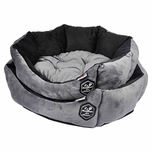 SONDEY Paris Prix Kissen, Motiv Hund & Katze, Patchy, 60 cm, Grau, 2 Stück SONDEY Paris Prix Kissen, Motiv Hund & Katze, Patchy, 60 cm, Grau, 2 Stück von SONDEY