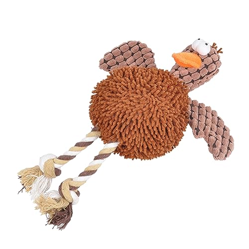 SONDEY Plüschtier Ente mit Seil Polyester Sound 28 x 10 cm, Braun SONDEY Plüschtier Ente mit Seil Polyester Sound 28 x 10 cm, Braun von SONDEY
