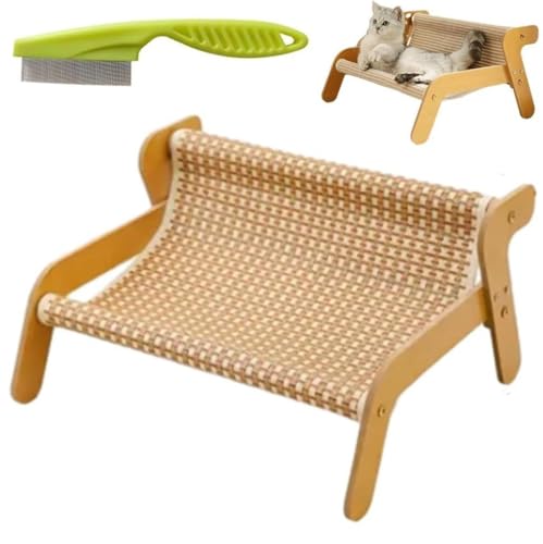 Cat Couch Scratcher, Multipurpose Furniture Protector, Compact Ideal for Bored Cats Indoor Pets, Play, Rest(B,64 * 20 * 11cm) von SONGDIQI
