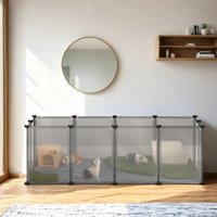 SONGMICS L-XL Freigehege mit Bodenplatten grau 1,25 m, 63 cm, 42 cm SONGMICS L-XL Freigehege mit Bodenplatten grau 1,25 m, 63 cm, 42 cm von SONGMICS